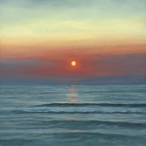 Last Light, 12” x 12”, oil on panel | Private Collection  